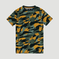 All Over Printed Shortsleeve T-Shirt | Green With