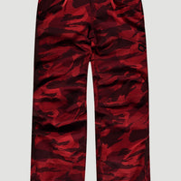 All Over Print Snow Pants | Red With