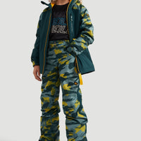 All Over Print Snow Pants | Green With