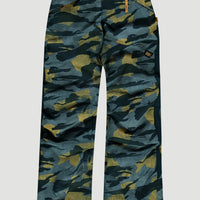 All Over Print Snow Pants | Green With