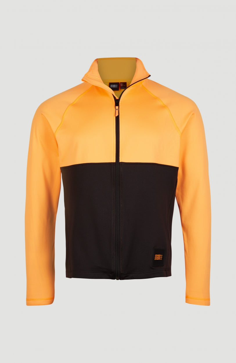 Clime Full Zip Fleece | Citrine Orange