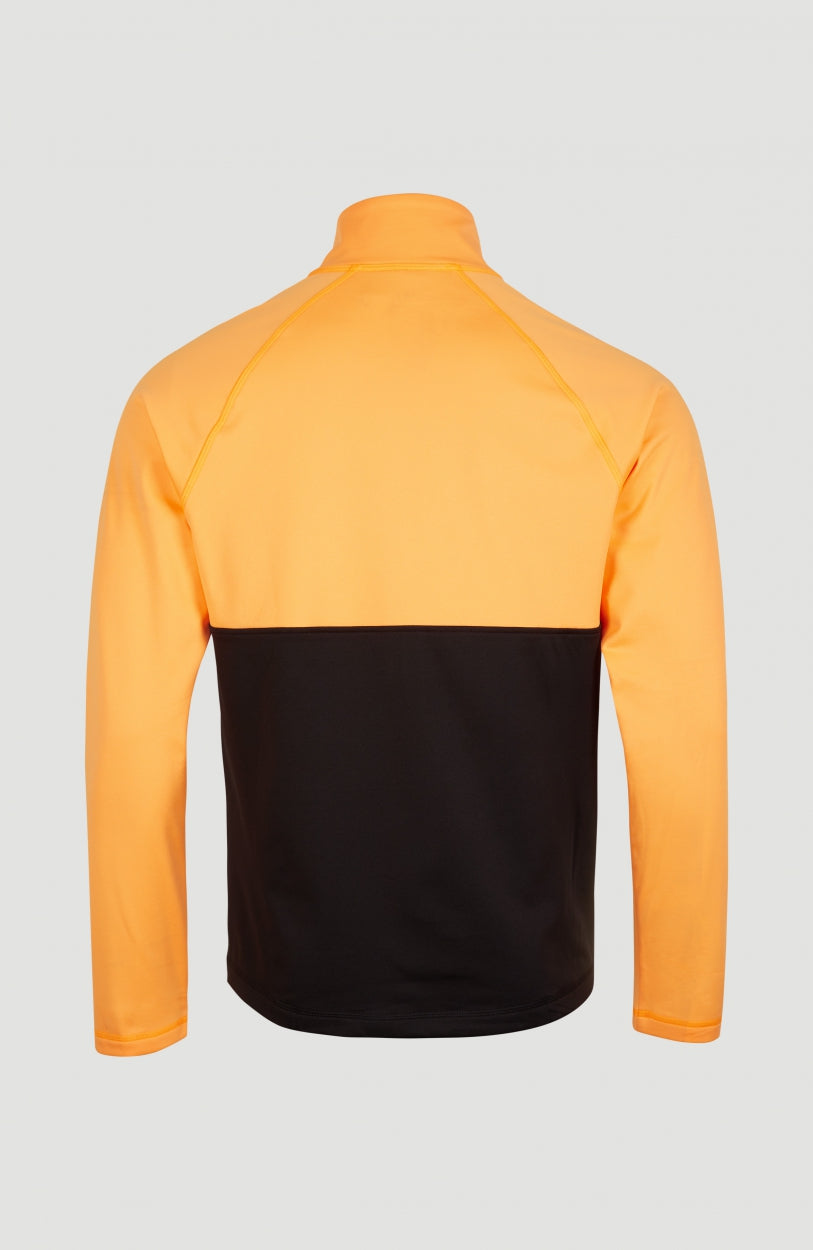 Clime Full Zip Fleece | Citrine Orange