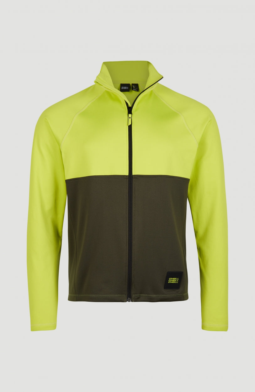 Clime Full Zip Fleece | Lime Punch