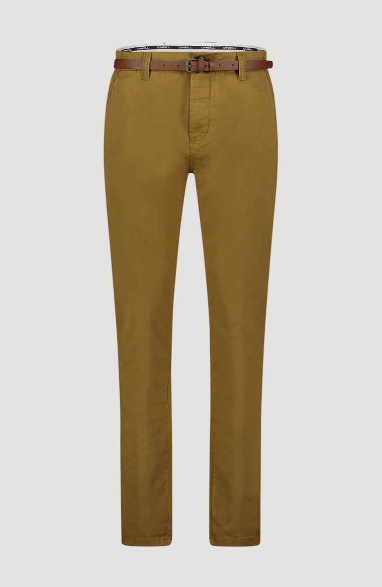 Chino Pants With Belt | Glazed Ginger