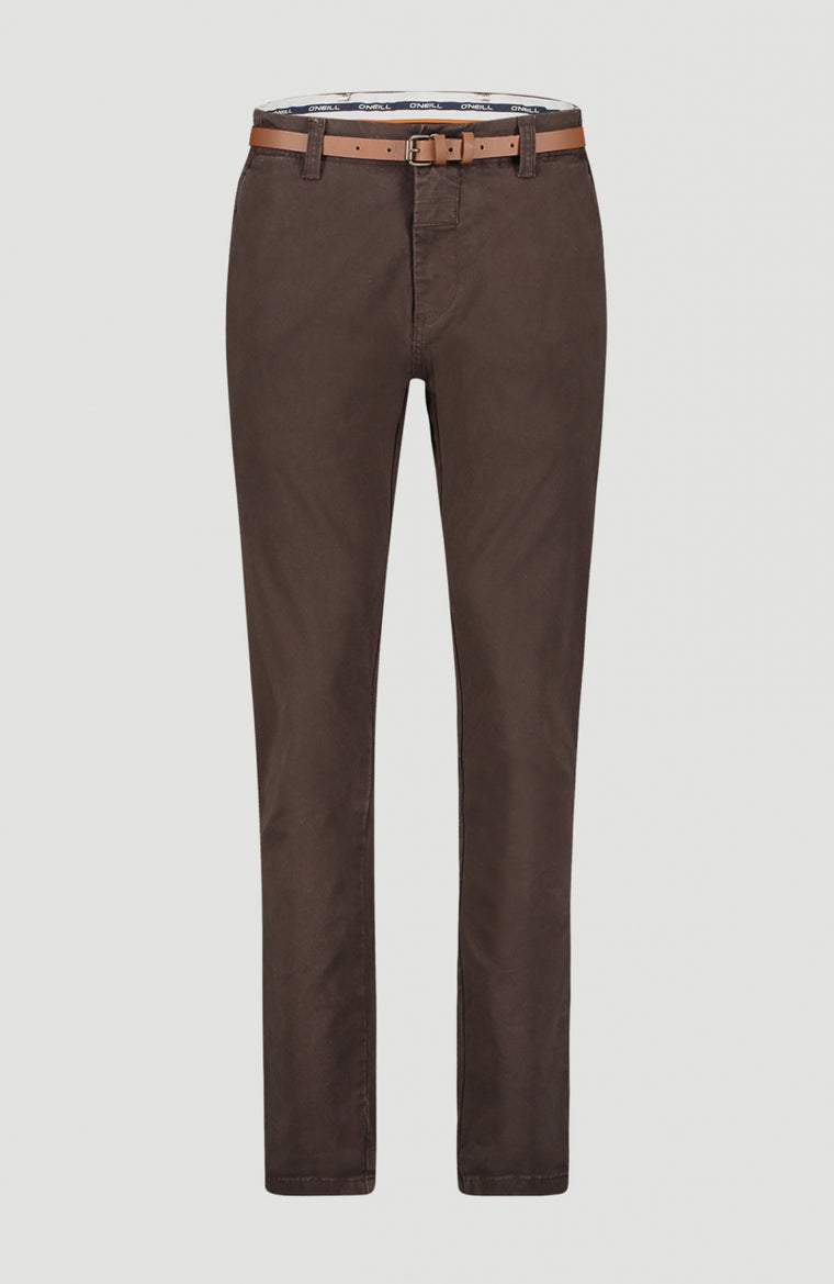 Chino Pants With Belt | Coffee Bean