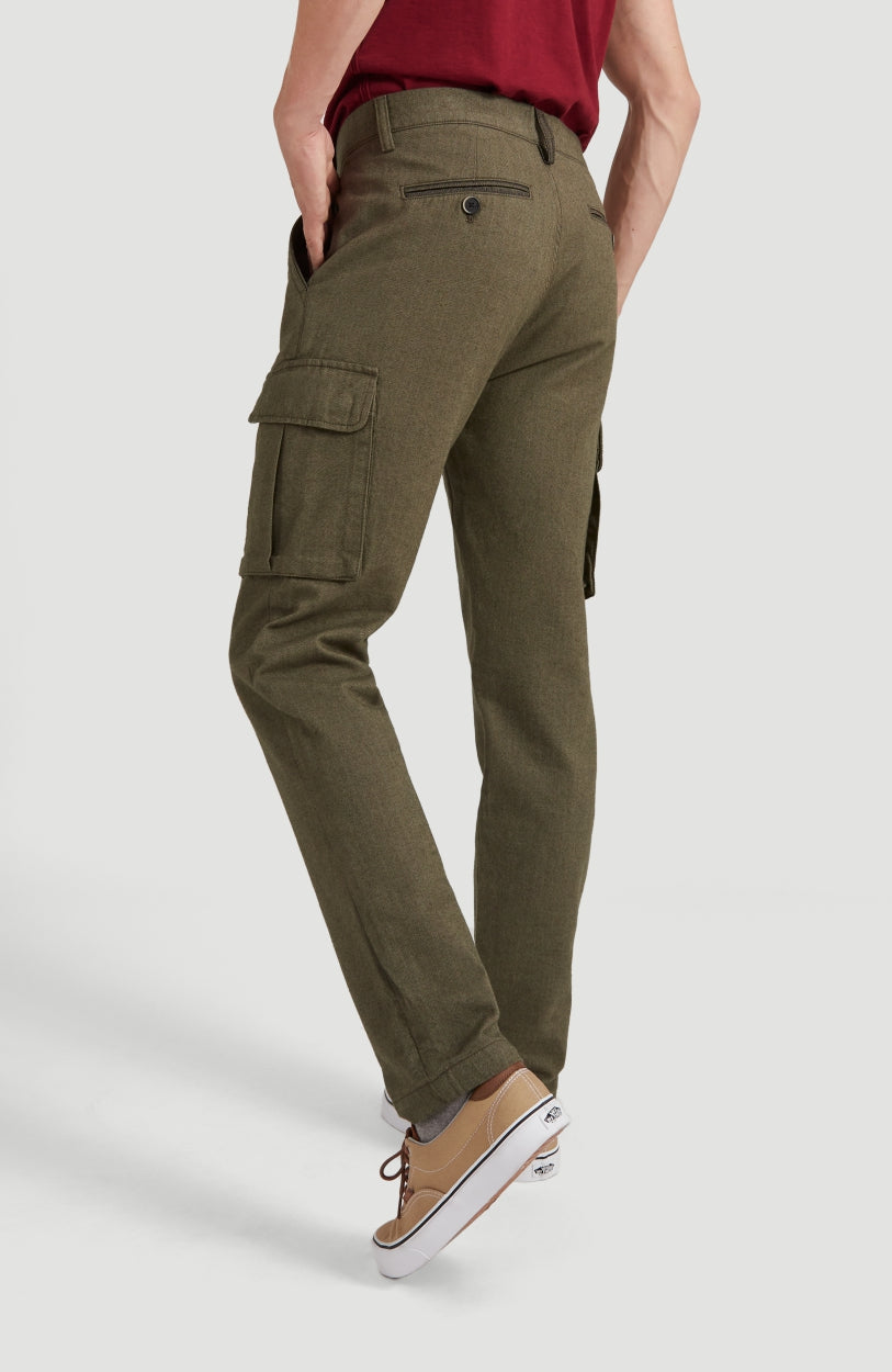 Herringbone Combat Pants | Dusty Olive -A