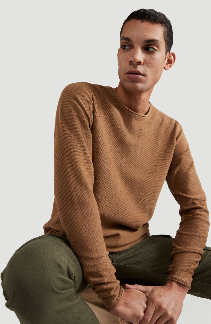 Cooper Crew Neck Pullover | Glazed Ginger