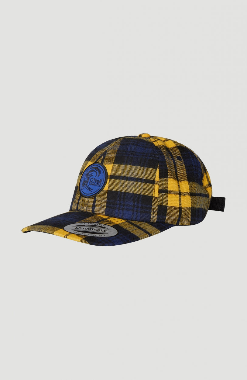 Check Cap | Brown With