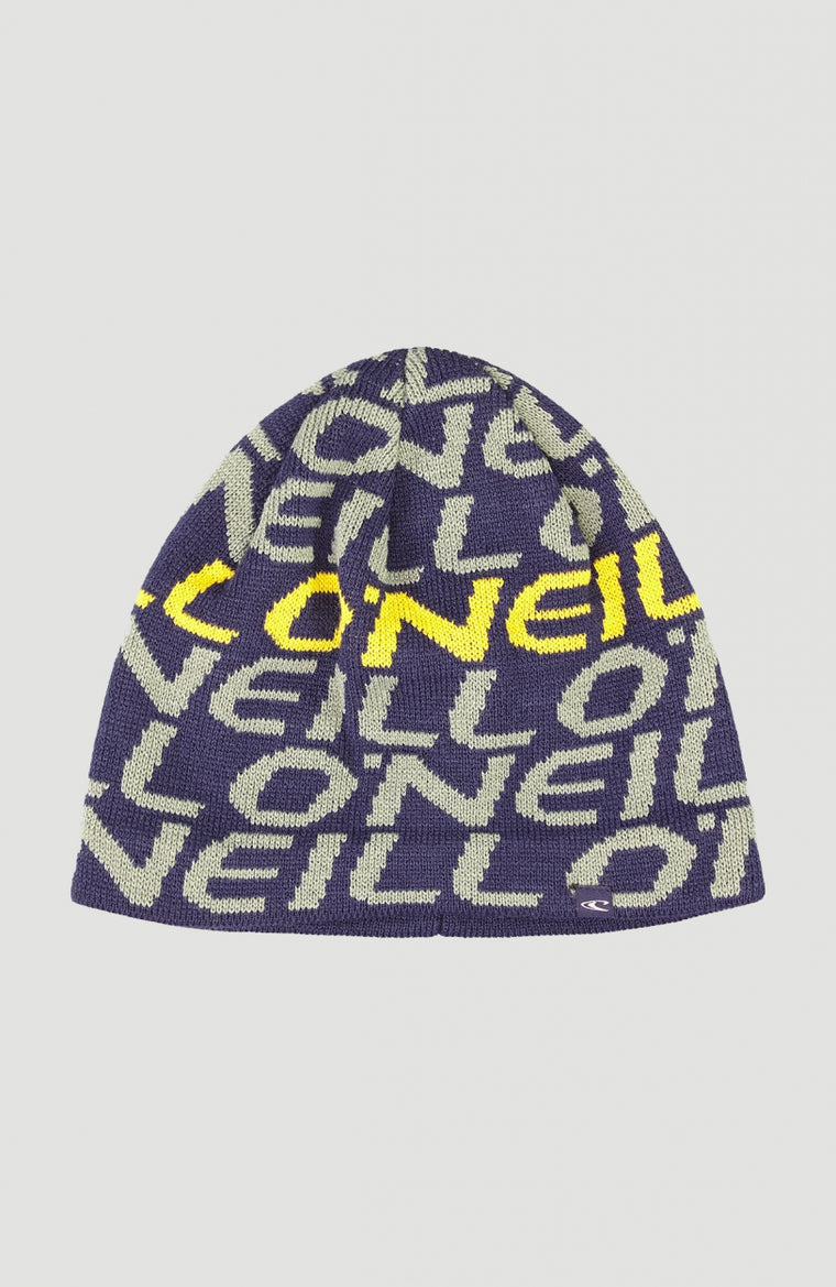 Boys Banner Beanie | Ink Blue -A