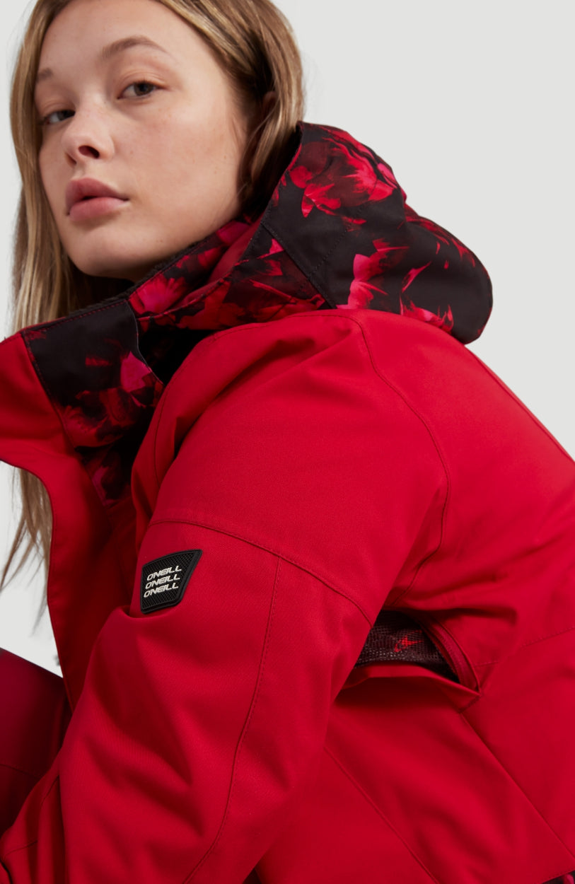 Coral Snow Jacket | Rio Red