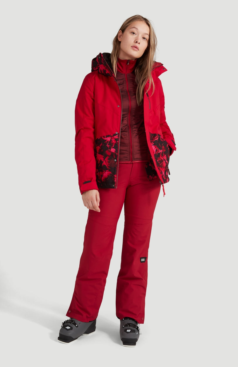 Coral Snow Jacket | Rio Red
