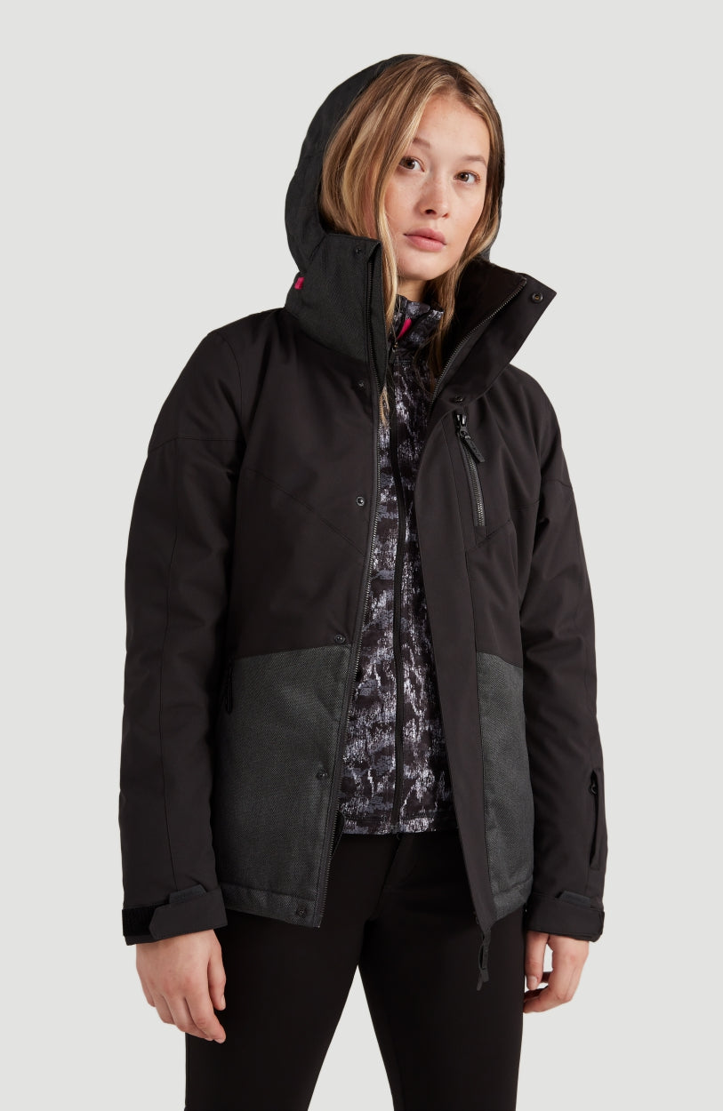 Coral Snow Jacket | Dark Grey Melee -A