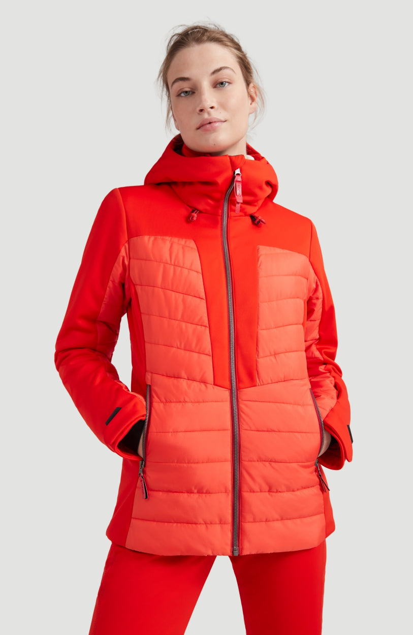 Baffle Igneous Snow Jacket | Fiery Red -A