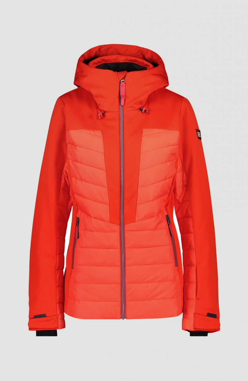 Baffle Igneous Snow Jacket | Fiery Red -A