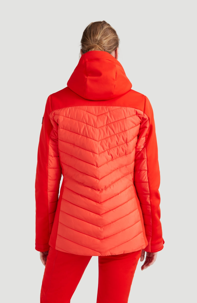 Baffle Igneous Snow Jacket | Fiery Red -A