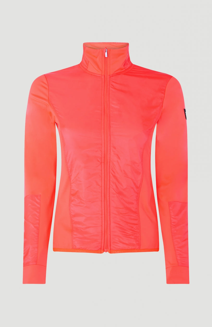 Athmos Full Zip Fleece | Fiery Coral