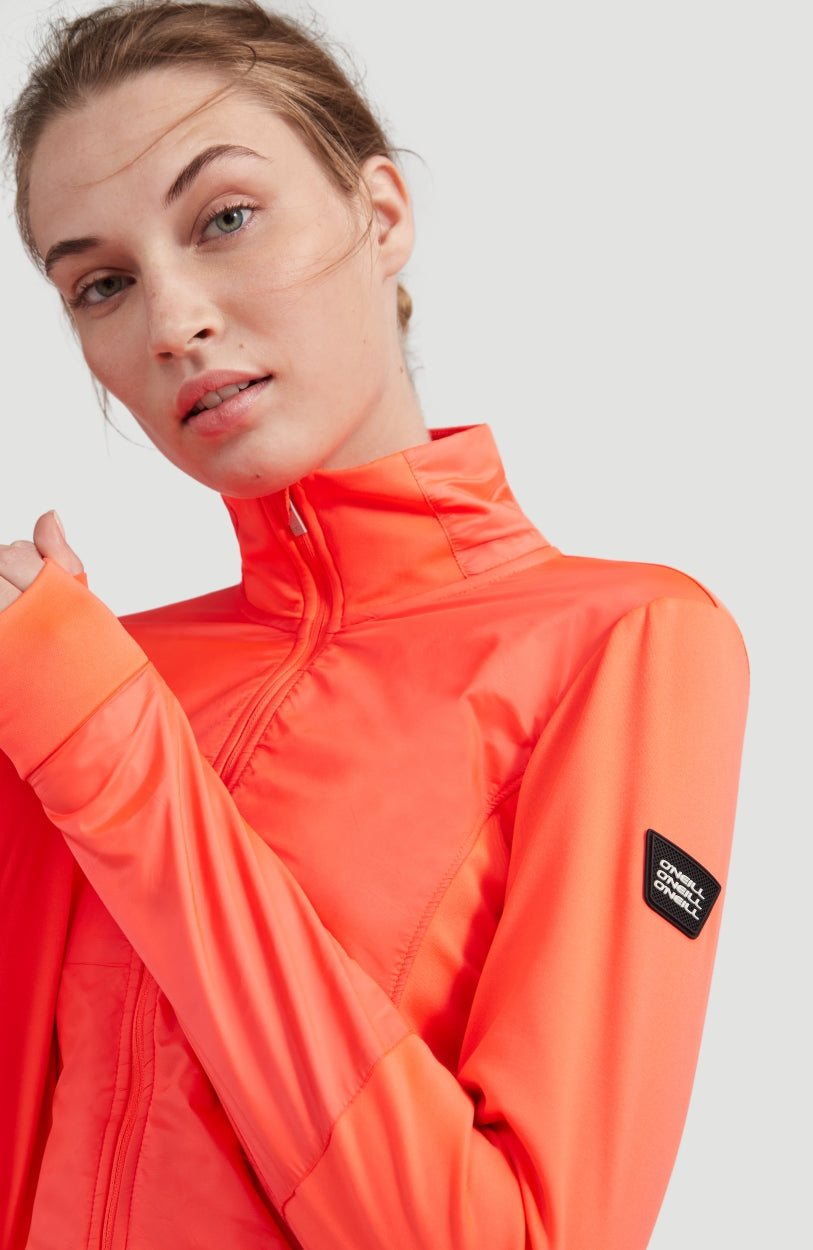 Athmos Full Zip Fleece | Fiery Coral