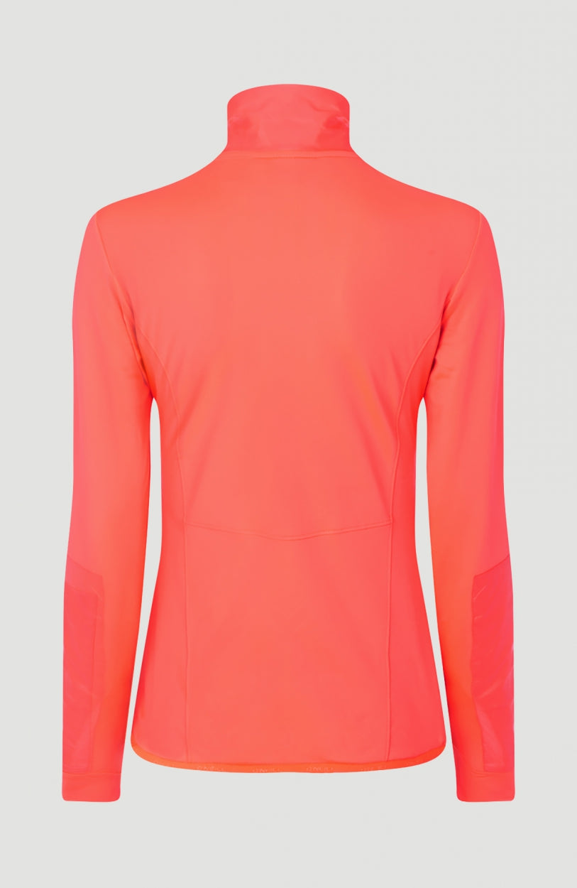 Athmos Full Zip Fleece | Fiery Coral