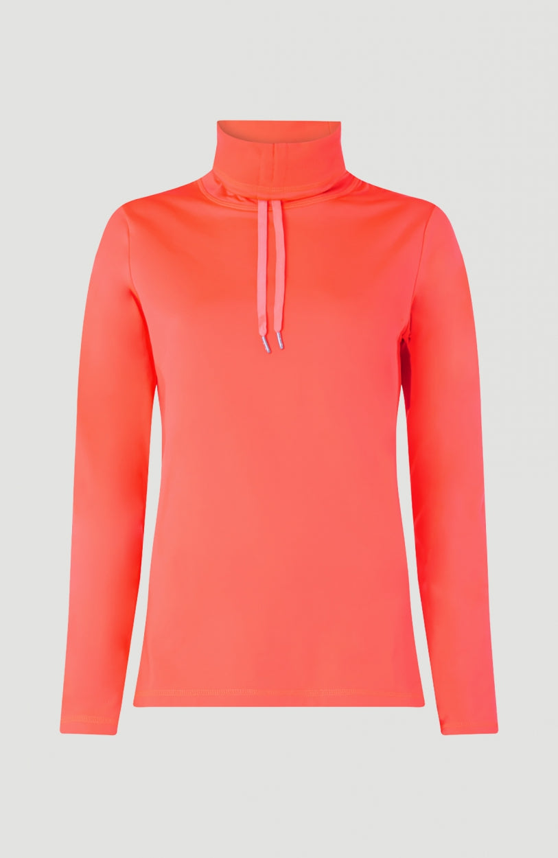 Clime Ski Fleece | Fiery Coral