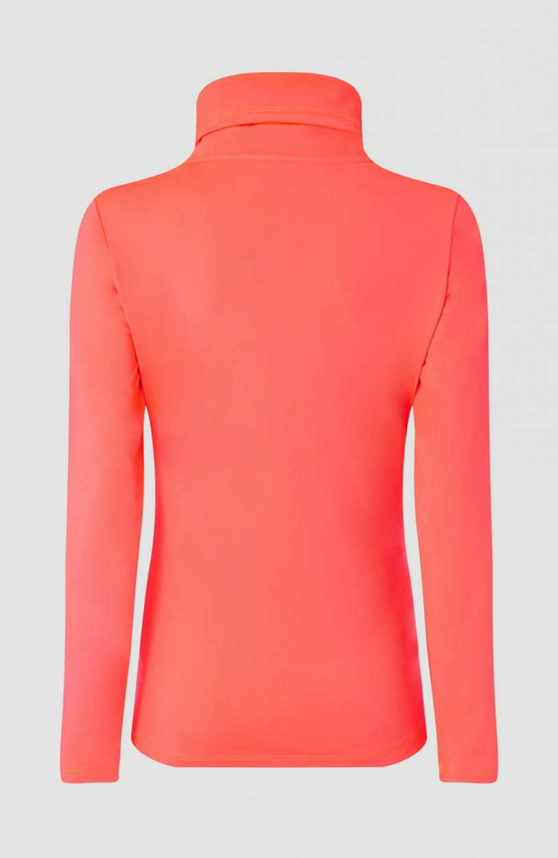 Clime Ski Fleece | Fiery Coral