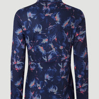 All Over Print Clime Full Zip Fleece | Blue With Pink or Purple
