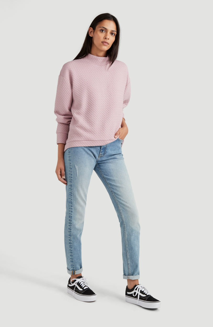 Aralia Crew Neck Sweatshirt | Keepsake Lilac