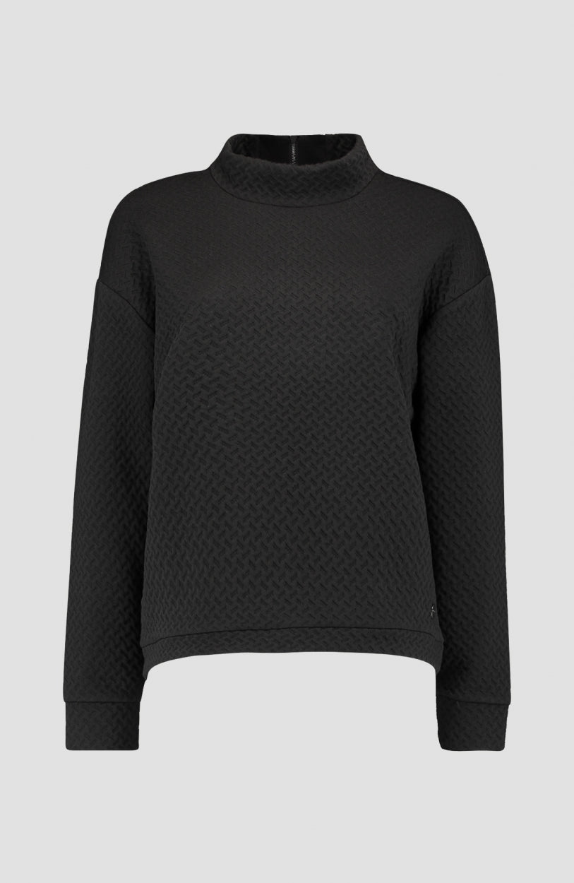 Aralia Crew Neck Sweatshirt | BlackOut - A