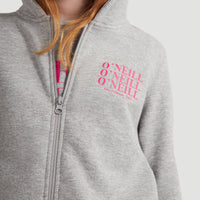 All Year Full Zip Hoodie | Silver Melee -A