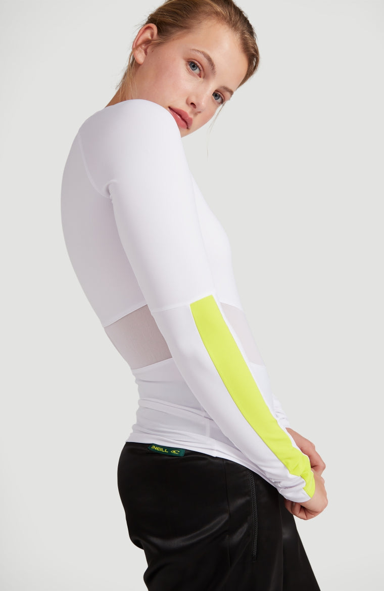 Active Longsleeve T-Shirt | Super White