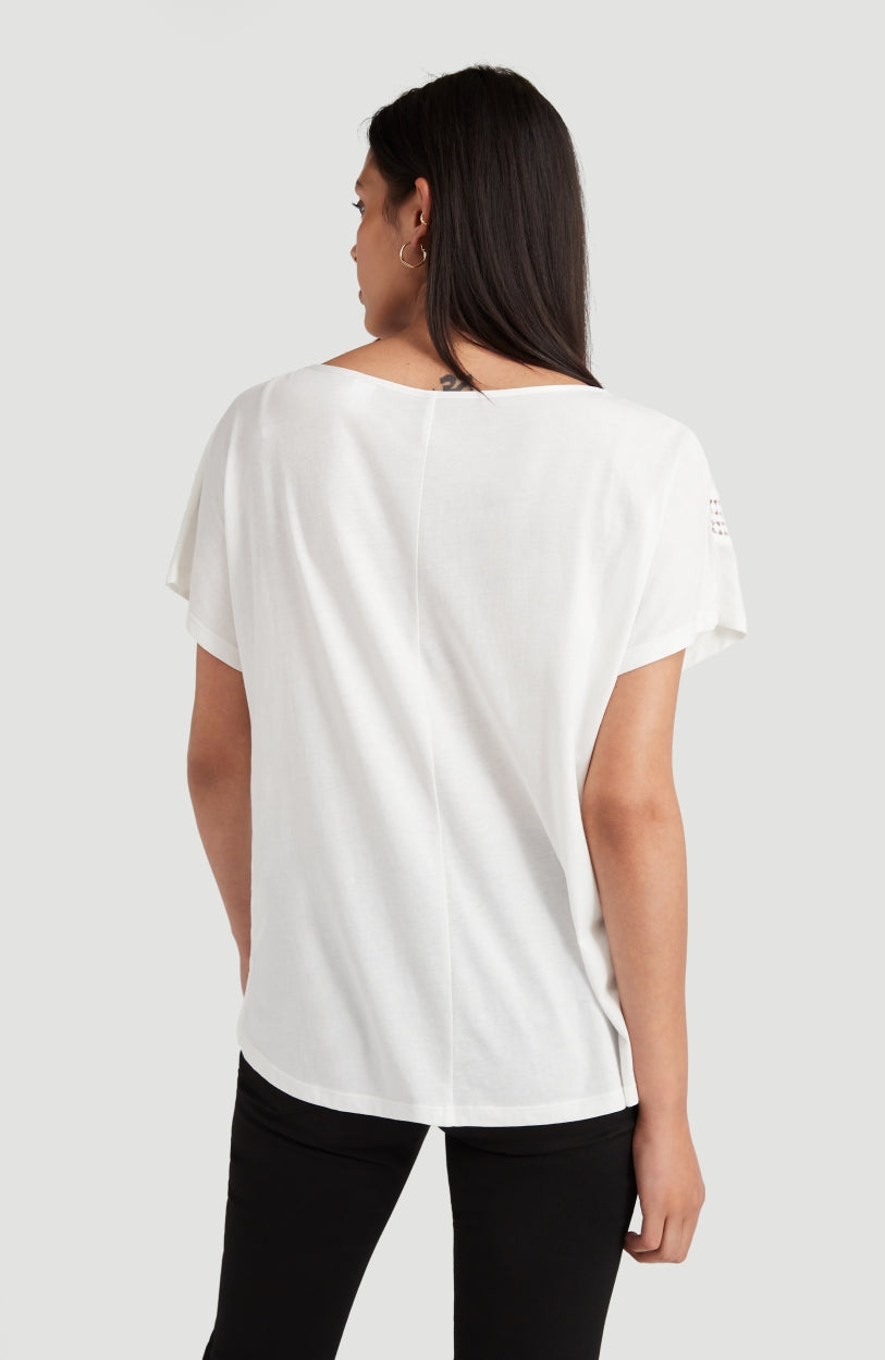 Cali Sunset T-Shirt | Powder White
