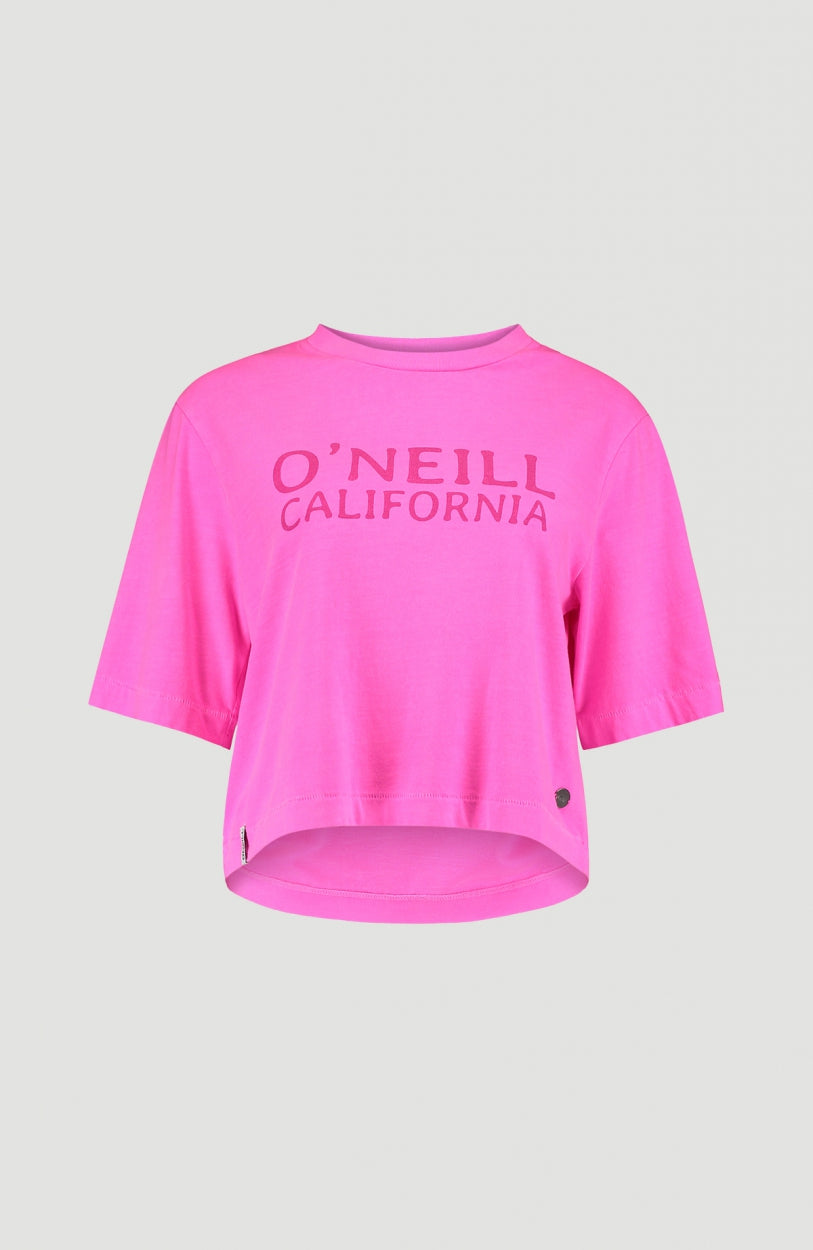 Big Logo Cropped T-Shirt | Pink Peacock
