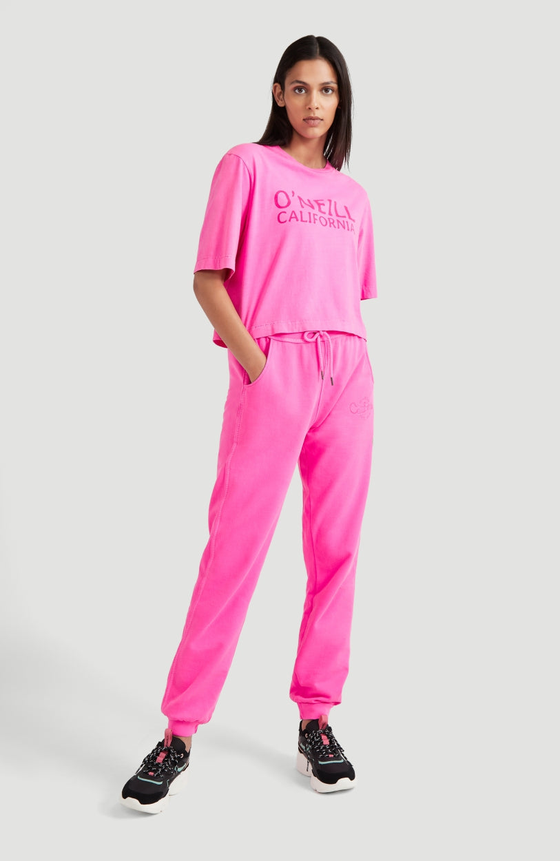 Big Logo Cropped T-Shirt | Pink Peacock