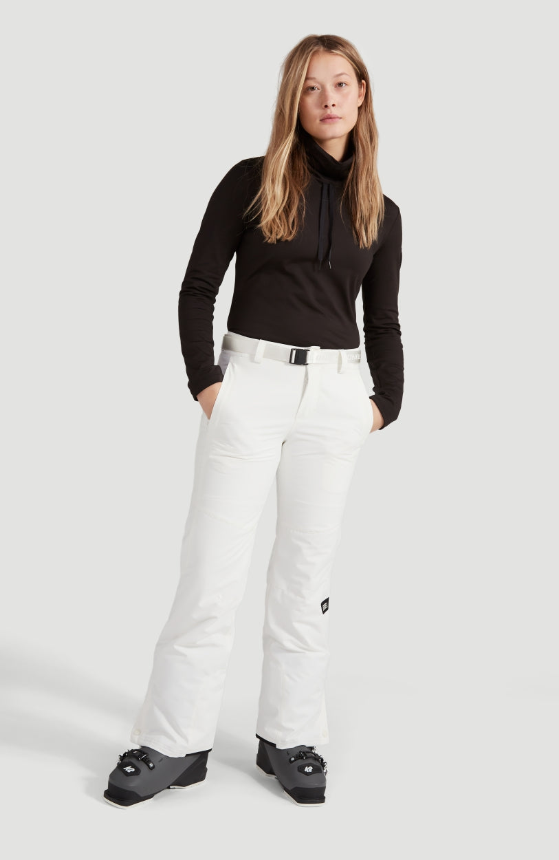 Star Insulated Snow Pants | Powder White