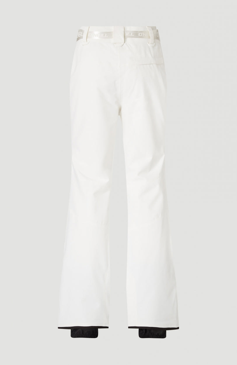 Star Insulated Snow Pants | Powder White