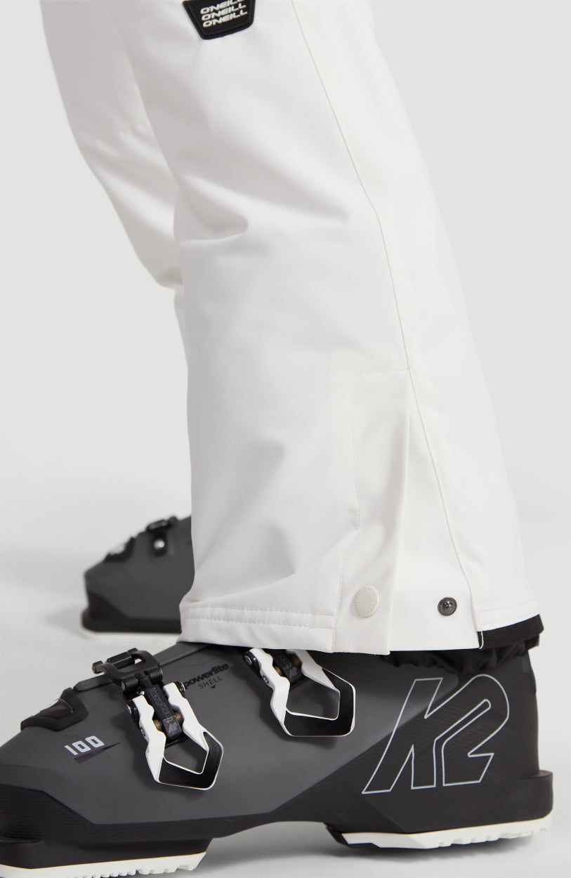 Star Insulated Snow Pants | Powder White
