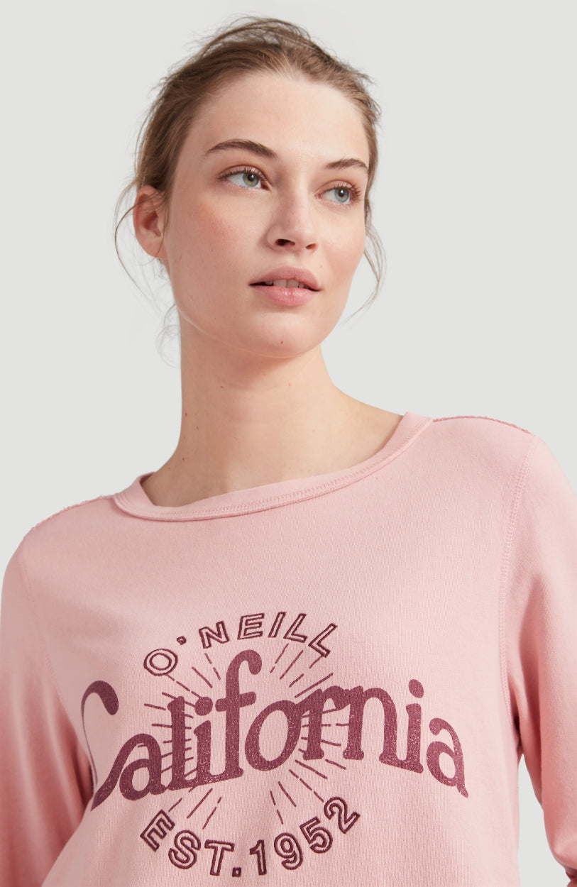 Cali Graphic Sweat Midi Dress | Bridal Rose