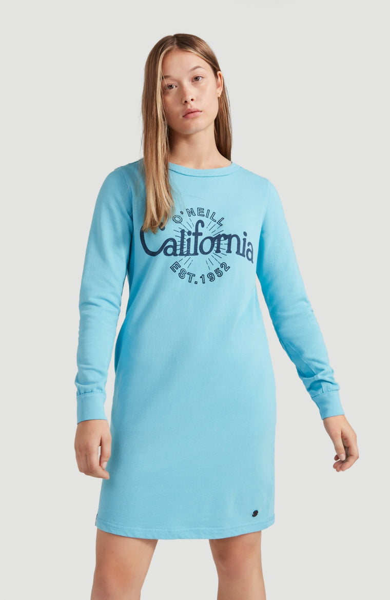 Cali Graphic Sweat Midi Dress | DESERT CLAY