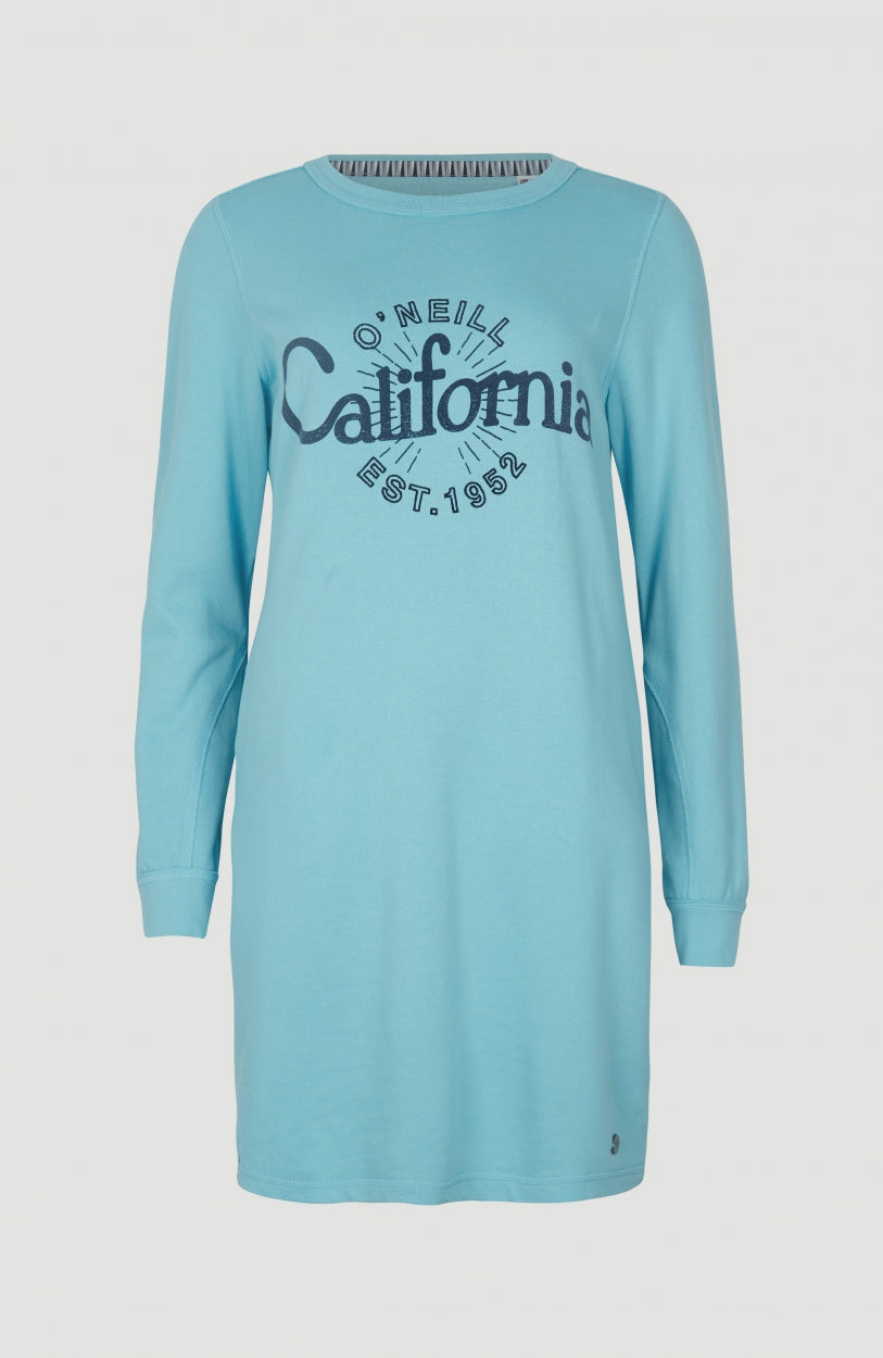 Cali Graphic Sweat Midi Dress | DESERT CLAY