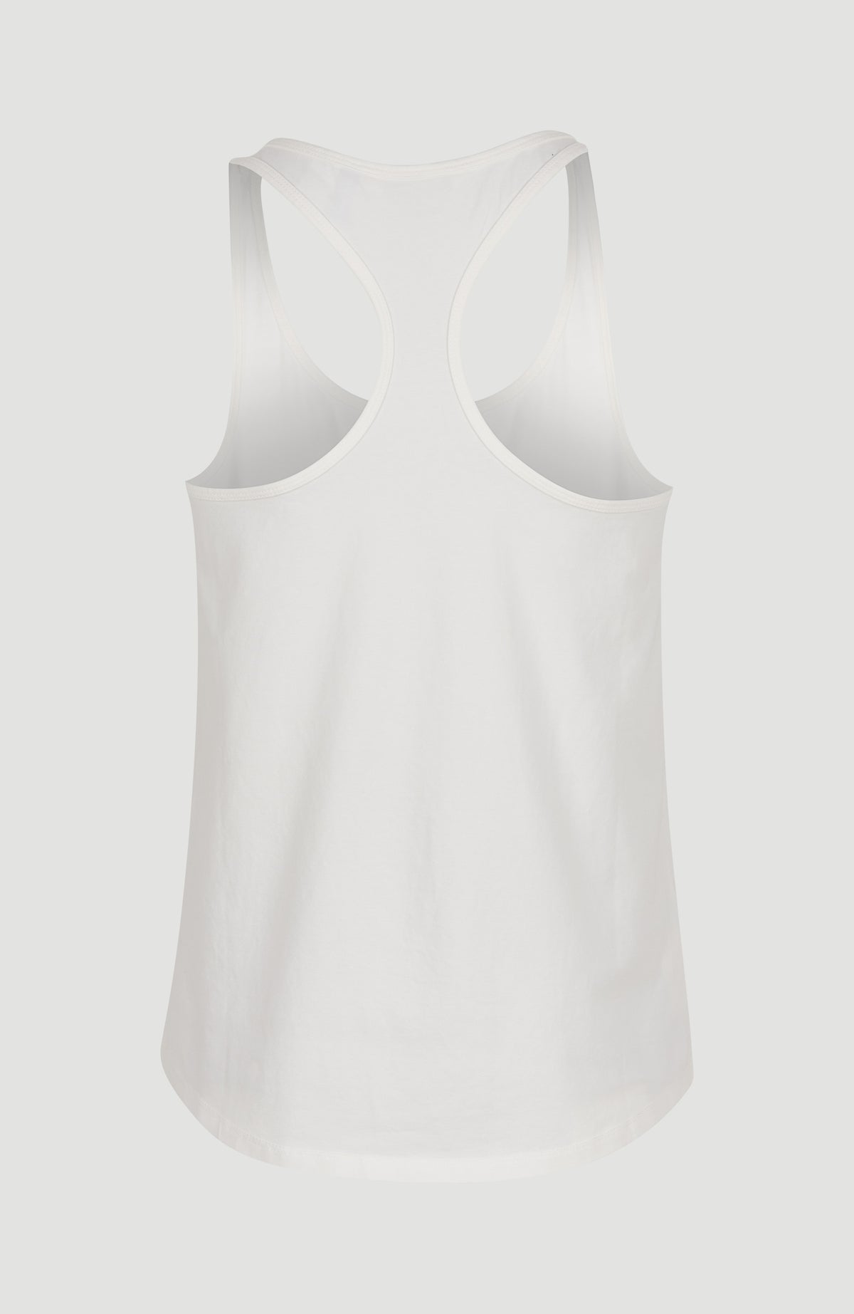 Wave Logo Racer Tanktop | Powder White