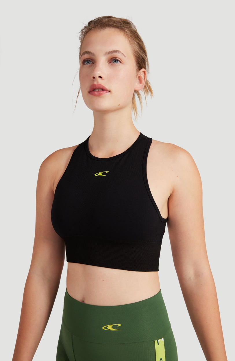 Active Seamless Sports Bra | BlackOut - A