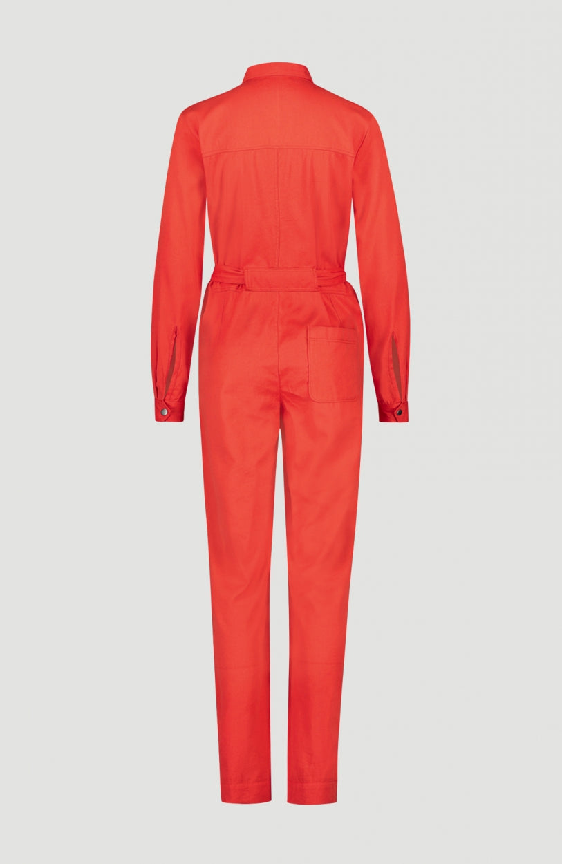 Endless Summer Jumpsuit | Fiery Red -A