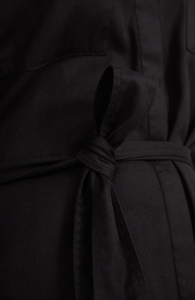 Endless Summer Shirt Midi Dress | BlackOut - A