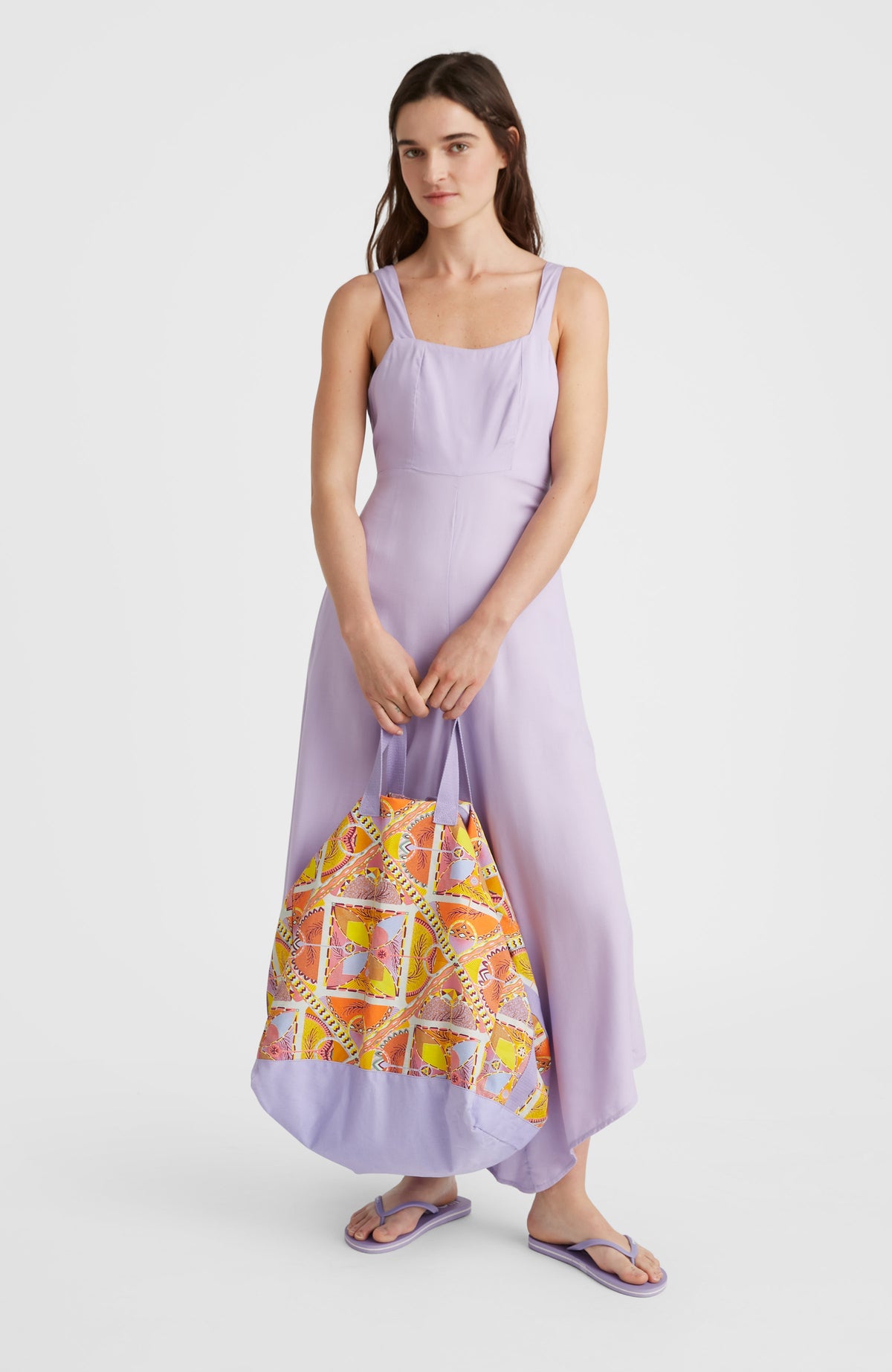 Dorothy Shopper Bag | Yellow Scarf Print