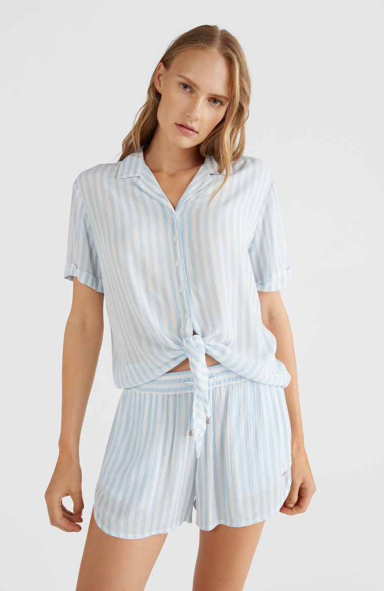 Cali Woven Shirt | Blue AO