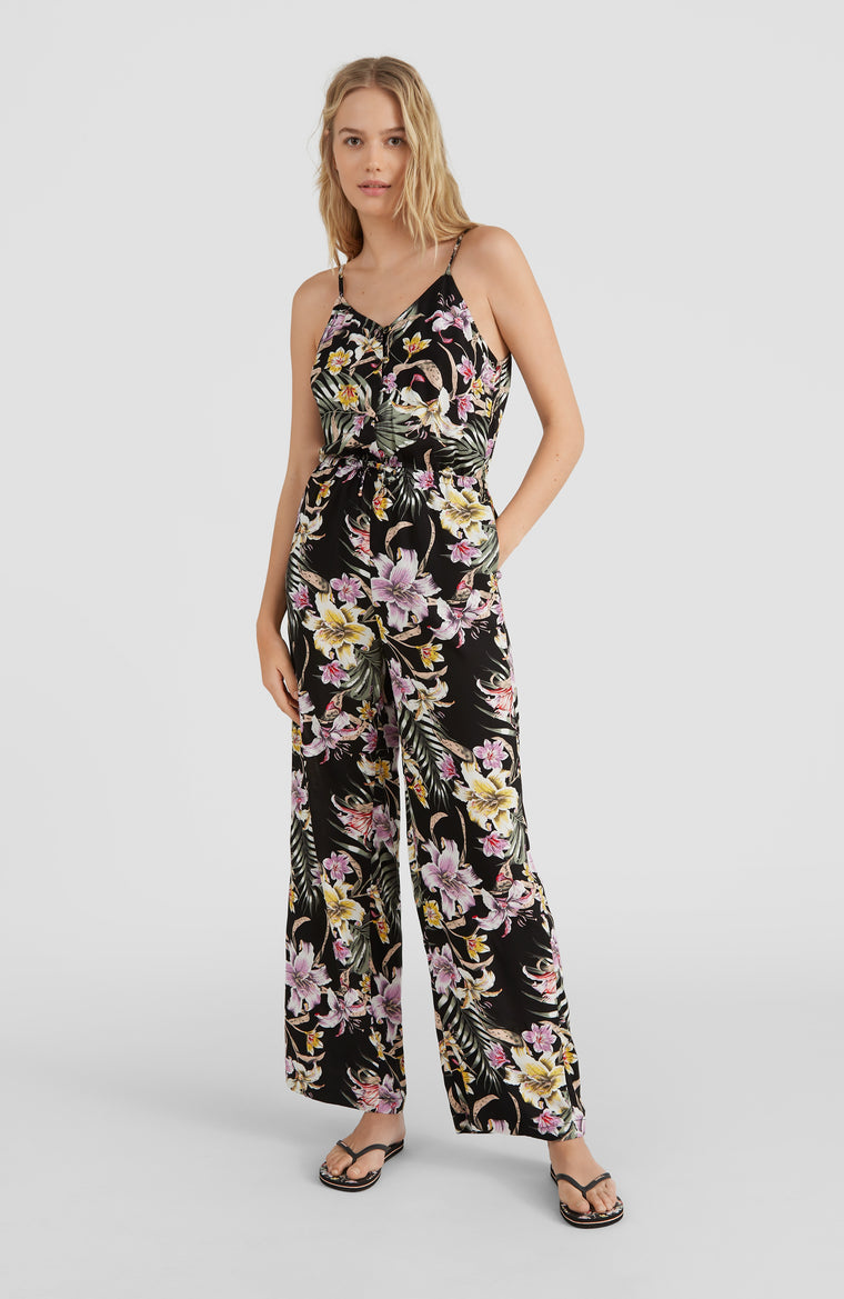 Beach Straight Leg Jumpsuit | Black AO 1