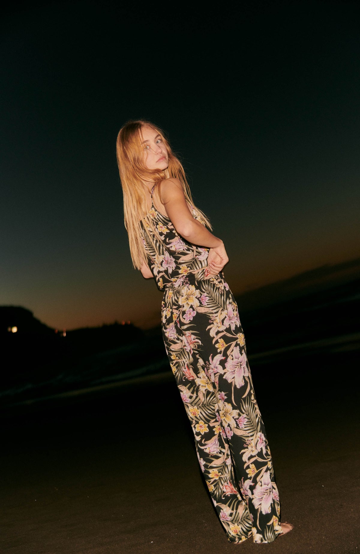 Beach Straight Leg Jumpsuit | Black AO 1