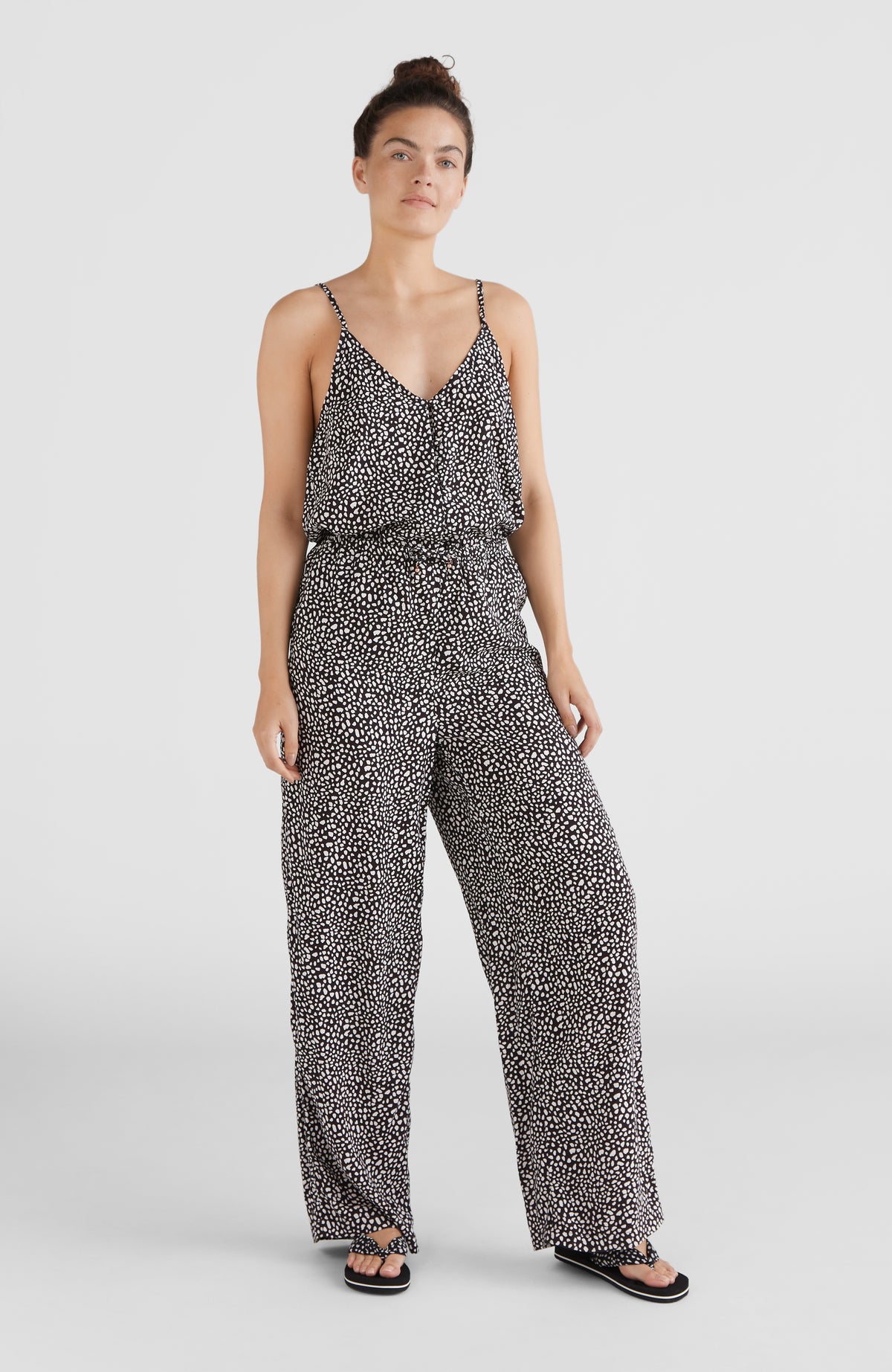 Beach Straight Leg Jumpsuit | Black AO 4