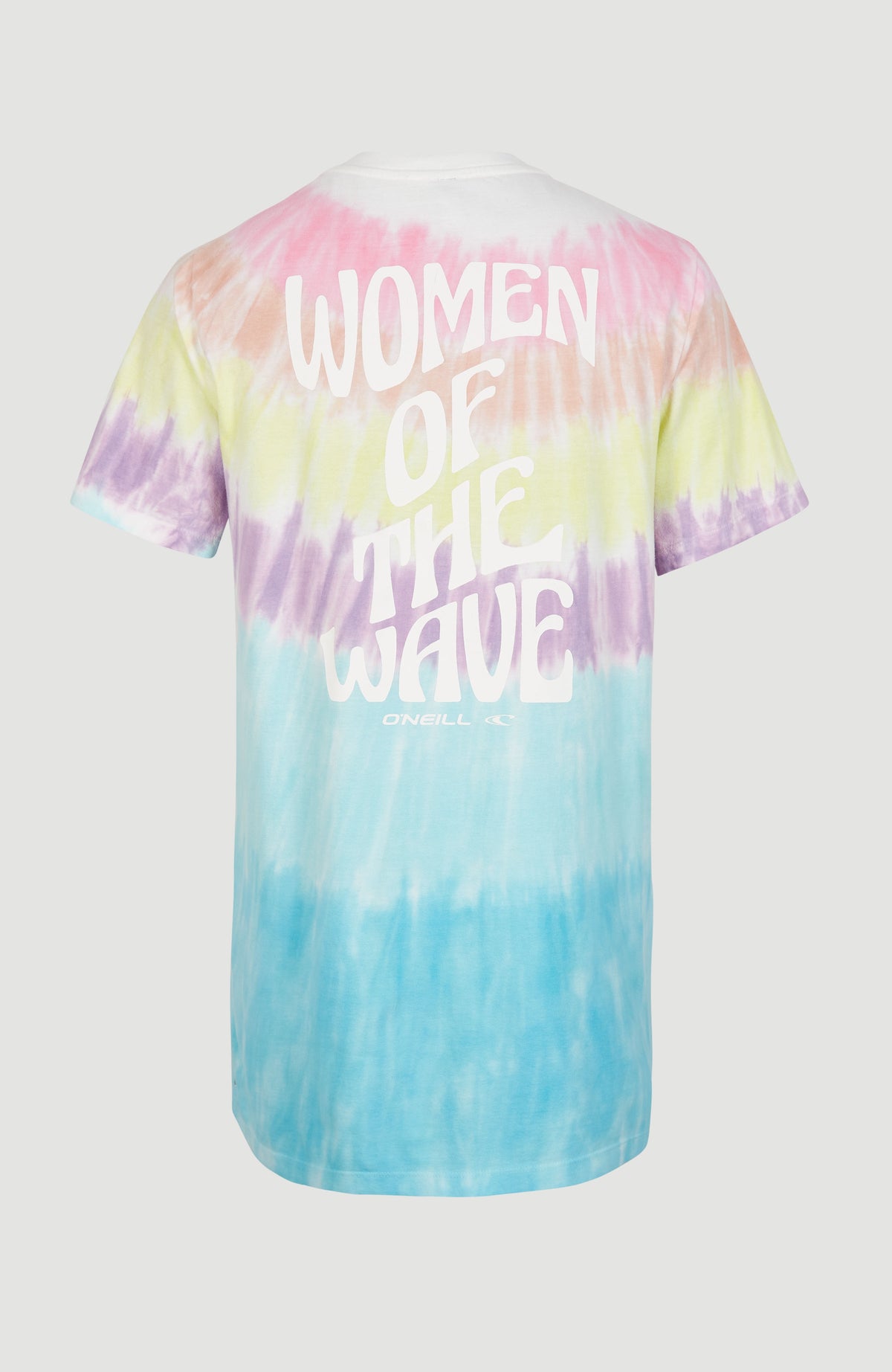 Women Of The Wave T-Shirt Dress | Blue Tie Dye