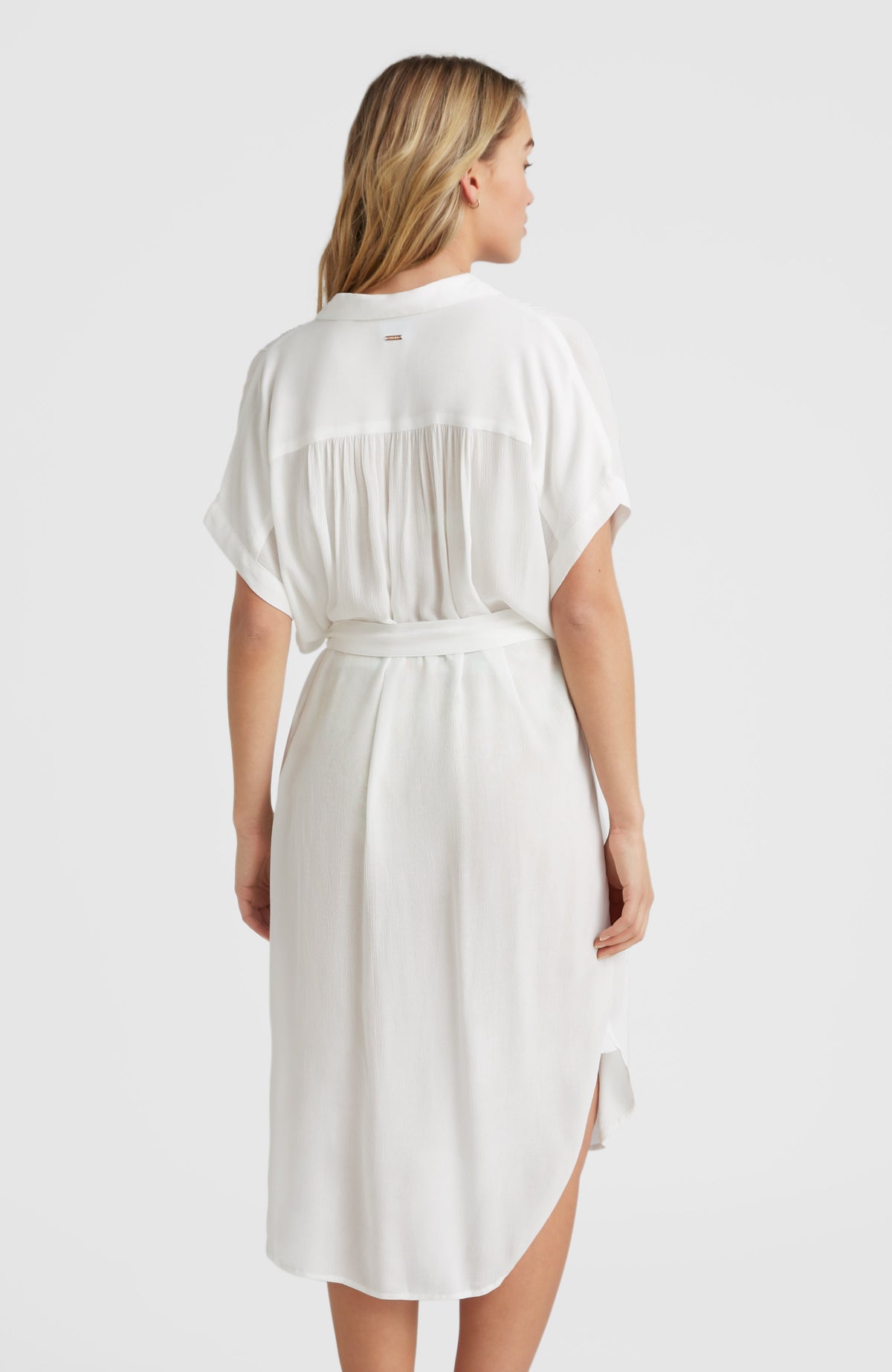 Cali Beach Shirt Dress | Snow White