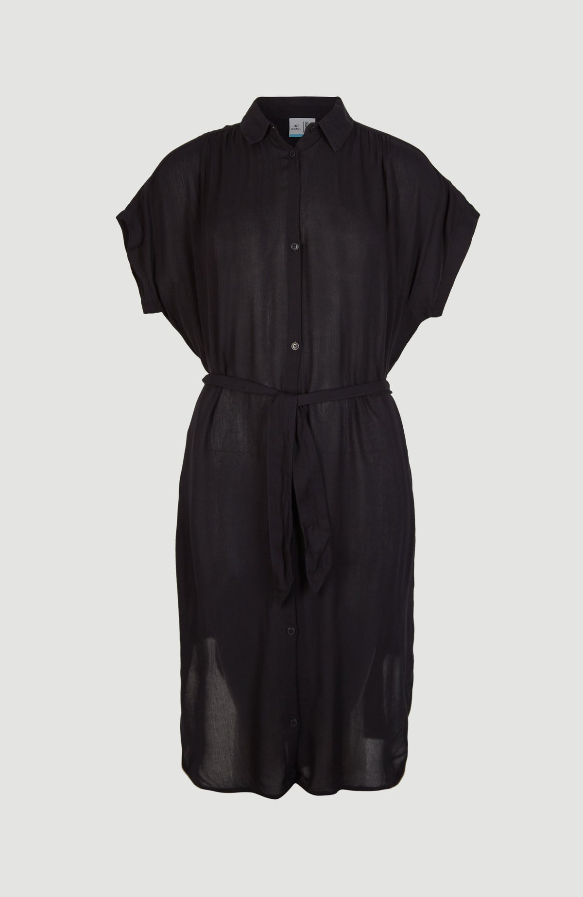 Cali Beach Shirt Dress | Black Out